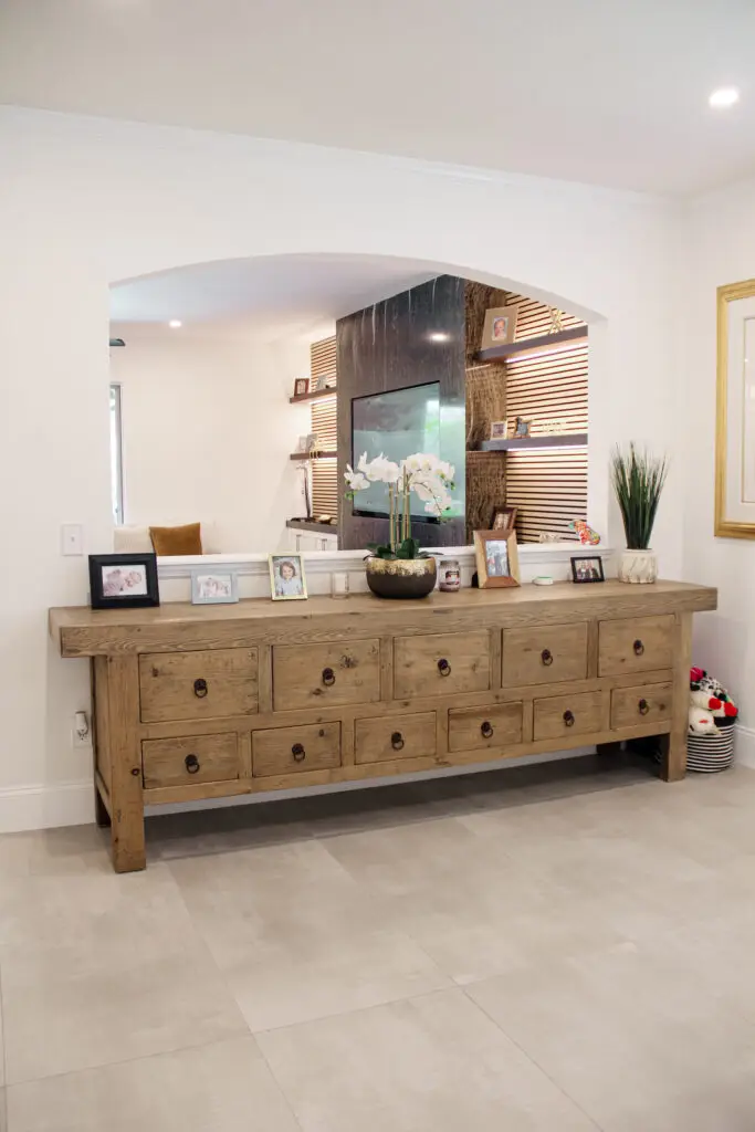 Modern house remodelling in Florida, games room remodel.