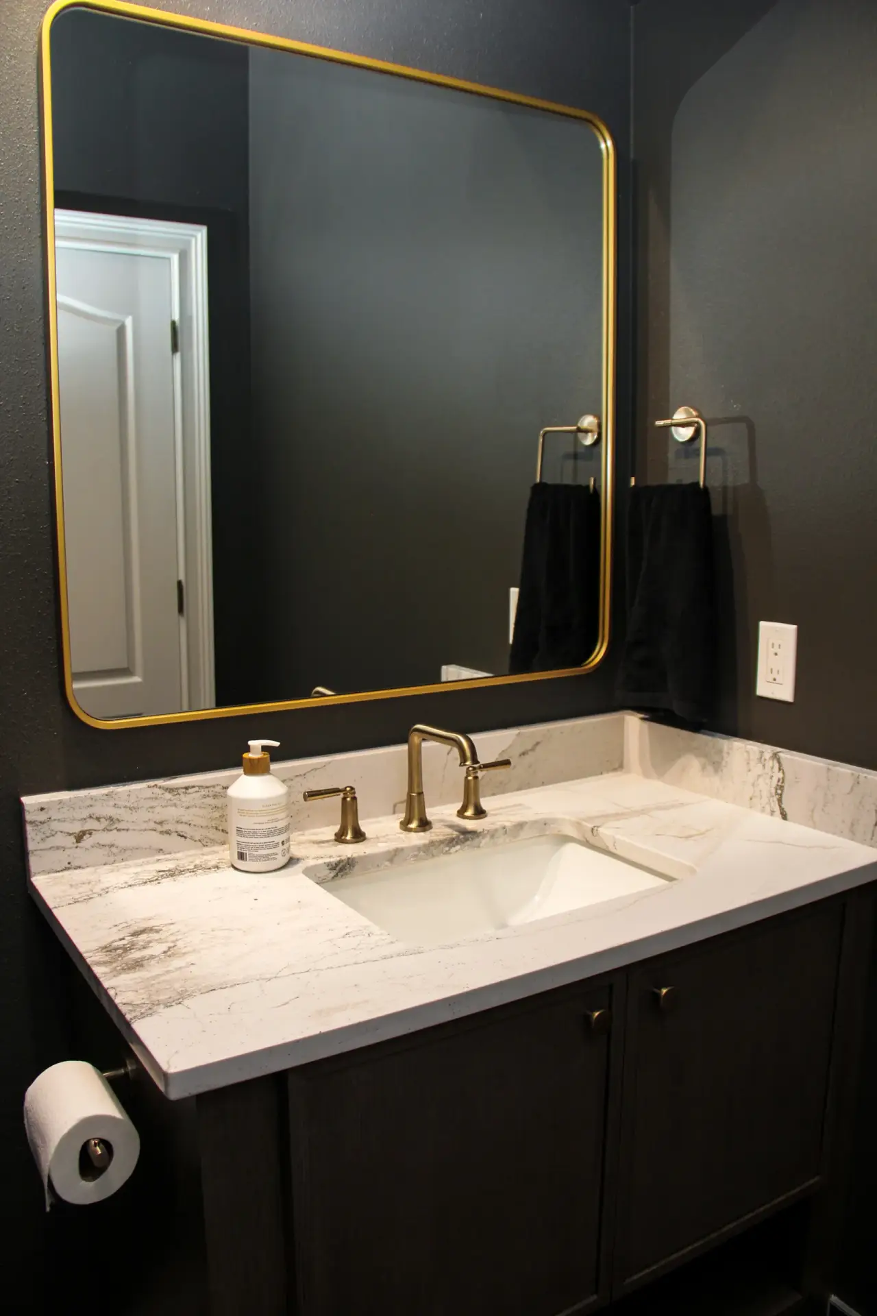 Recently renovated bathroom by Kirkplan Kitchen & Bath, part of a full home remodeling project in Sarasota. Bathroom remodeling in Sarasota, FL